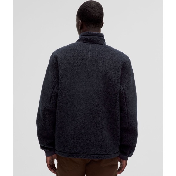 Lululemon Men’s High Pile Fleece Full-Zip Jacket in Black Night XL NWT - Picture 2 of 10